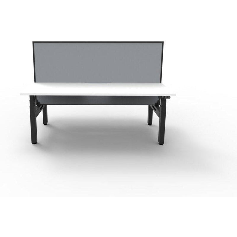 BOOST Plus + Electric Height Adjustable Back to Back Workstation