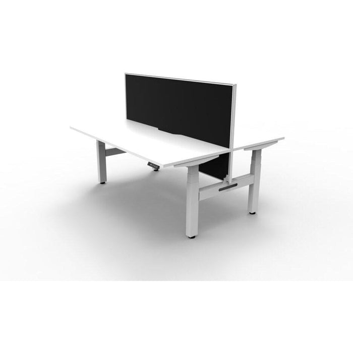 BOOST Plus + Electric Height Adjustable Back to Back Workstation