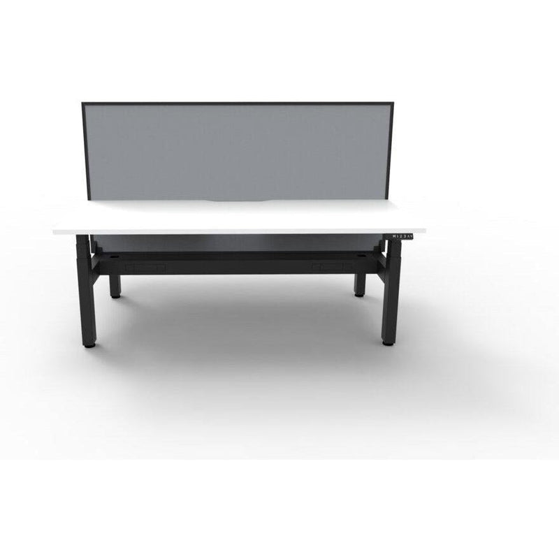BOOST Plus + Electric Height Adjustable Back to Back Workstation