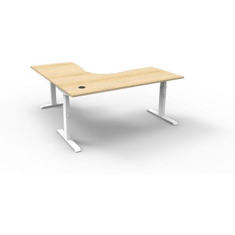 BOOST Plus + Electric Height Adjustable Corner Workstation