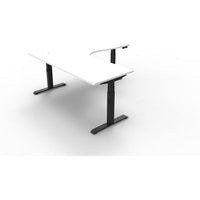 BOOST Plus + Electric Height Adjustable Corner Workstation