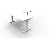 BOOST Plus + Electric Height Adjustable Corner Workstation