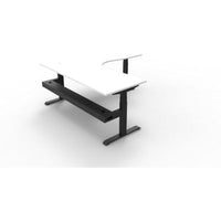 BOOST Plus + Electric Height Adjustable Corner Workstation