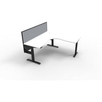 BOOST Plus + Electric Height Adjustable Corner Workstation