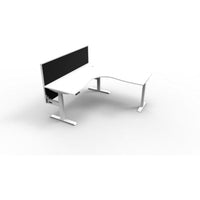 BOOST Plus + Electric Height Adjustable Corner Workstation