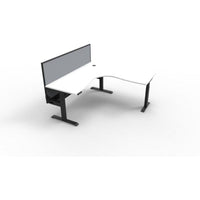 BOOST Plus + Electric Height Adjustable Corner Workstation
