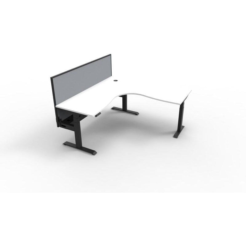 BOOST Plus + Electric Height Adjustable Corner Workstation