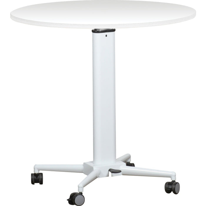 Height Adjustable Mobile Round Table