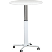 Height Adjustable Mobile Round Table