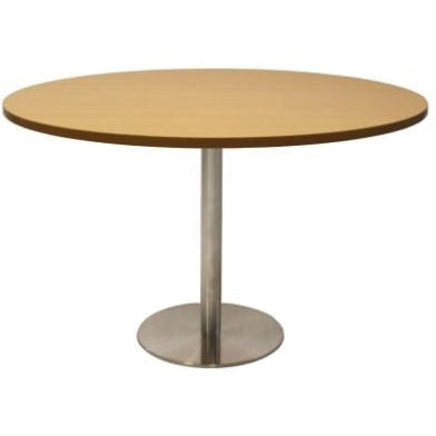 Round Flat Disc Base Table