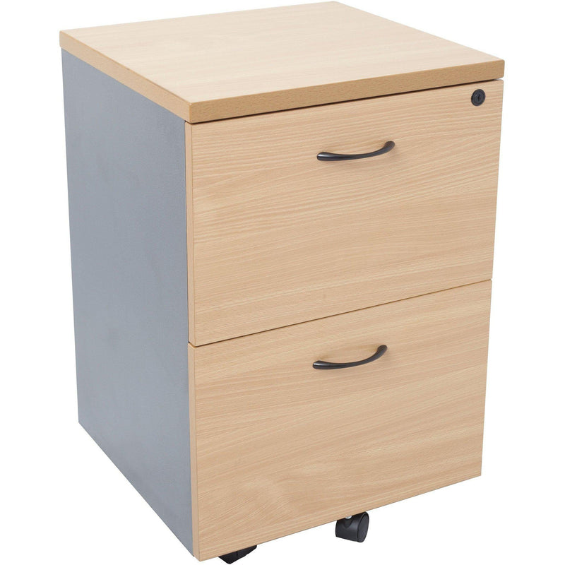 Rapid Worker Desk with Mobile Pedestal