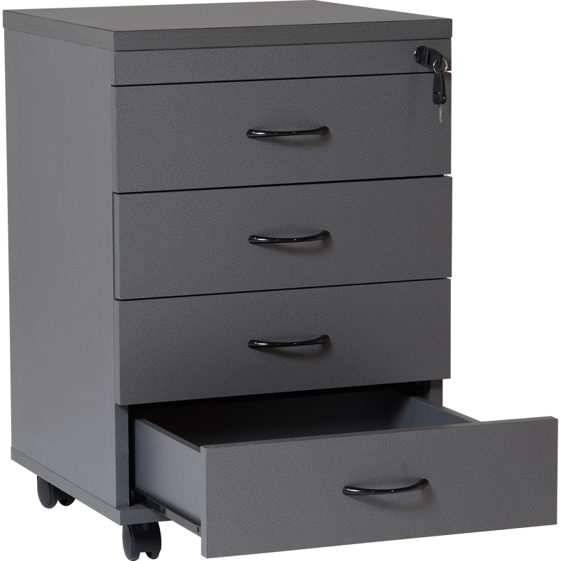 Rapid Worker Mobile Pedestal - 4 Drawer