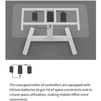 Cordless Mobile Height Adjustable Desk