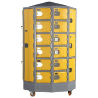 Carousel Circular Plastic Lockers