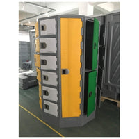 Carousel Circular Plastic Lockers