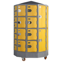 Carousel Circular Plastic Lockers