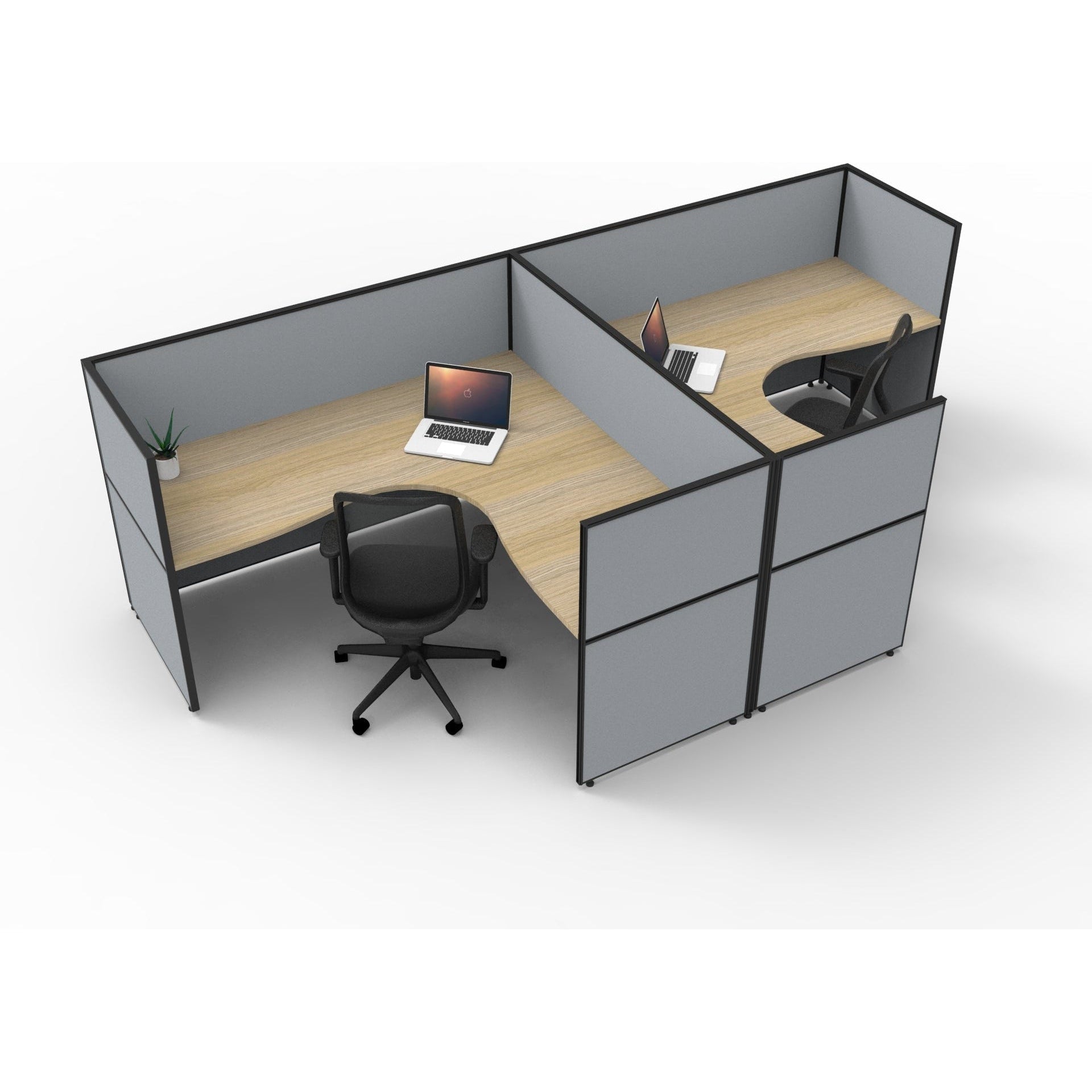 2 Person Workstation Desks Australia | Elite Office Furniture