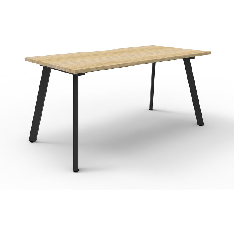 Eternity 1 Person Single Sided Workstation - Oak