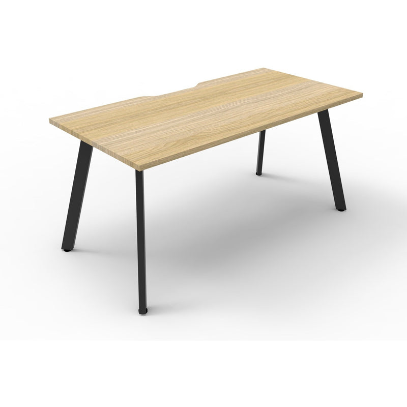 Eternity 1 Person Single Sided Workstation - Oak