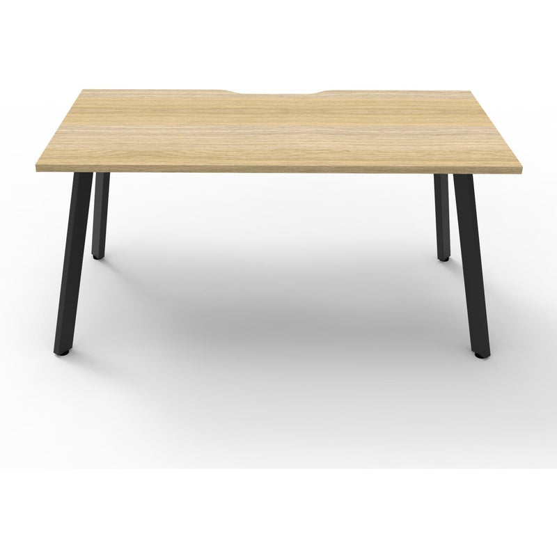 Eternity 1 Person Single Sided Workstation - Oak