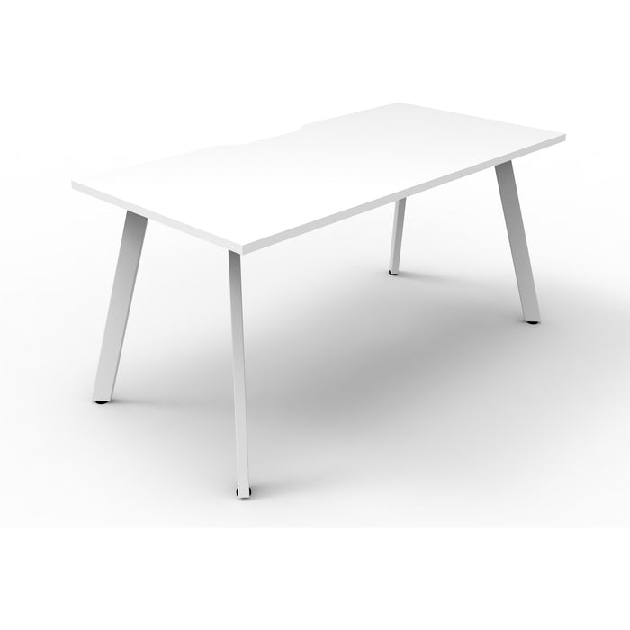 Eternity 1 Person Single Sided Workstation - White