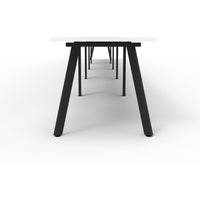 Eternity 5 Person Single Sided Workstation - White
