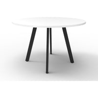 Eternity Round Meeting Table 1200mm Diameter - White