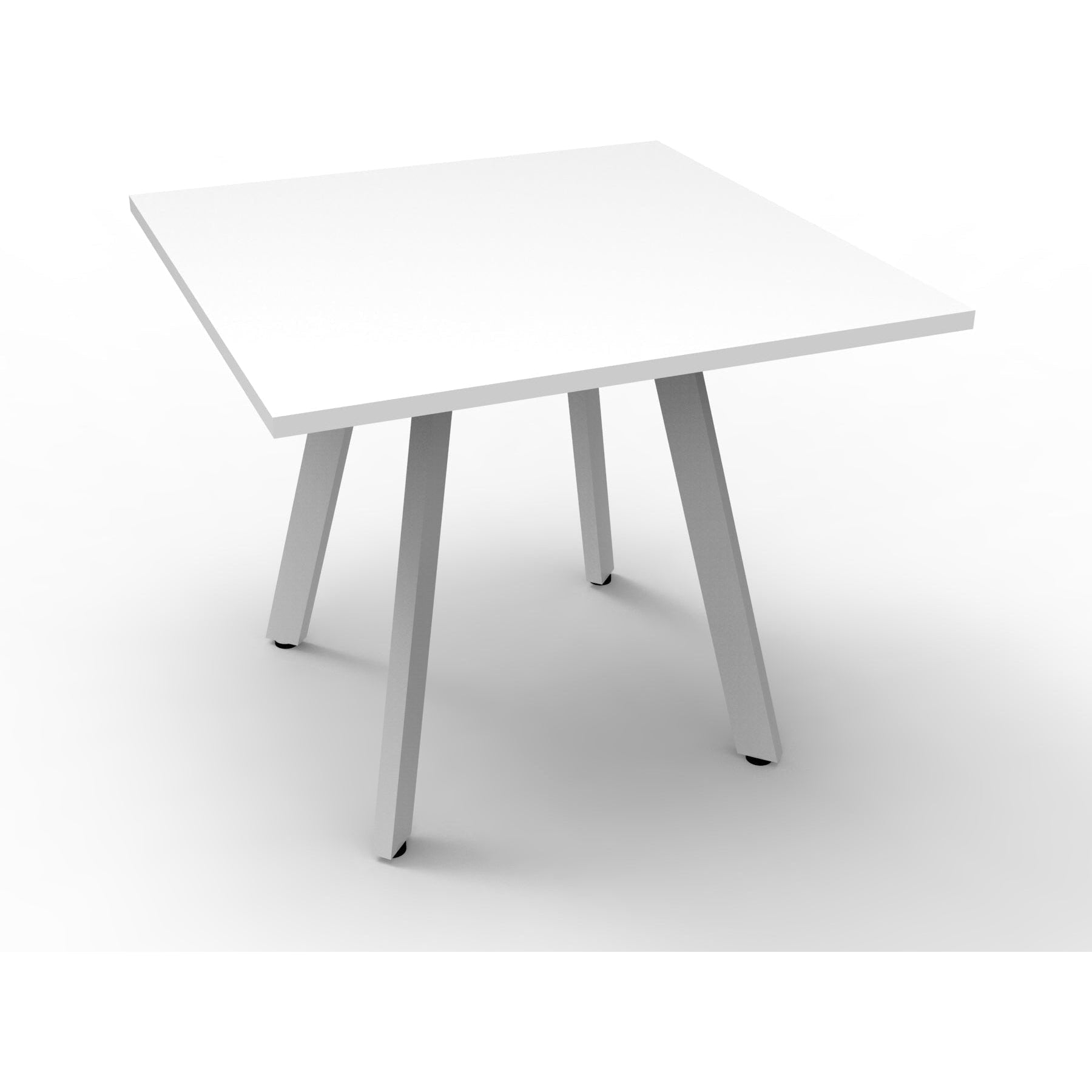 Eternity Square Meeting Table - White