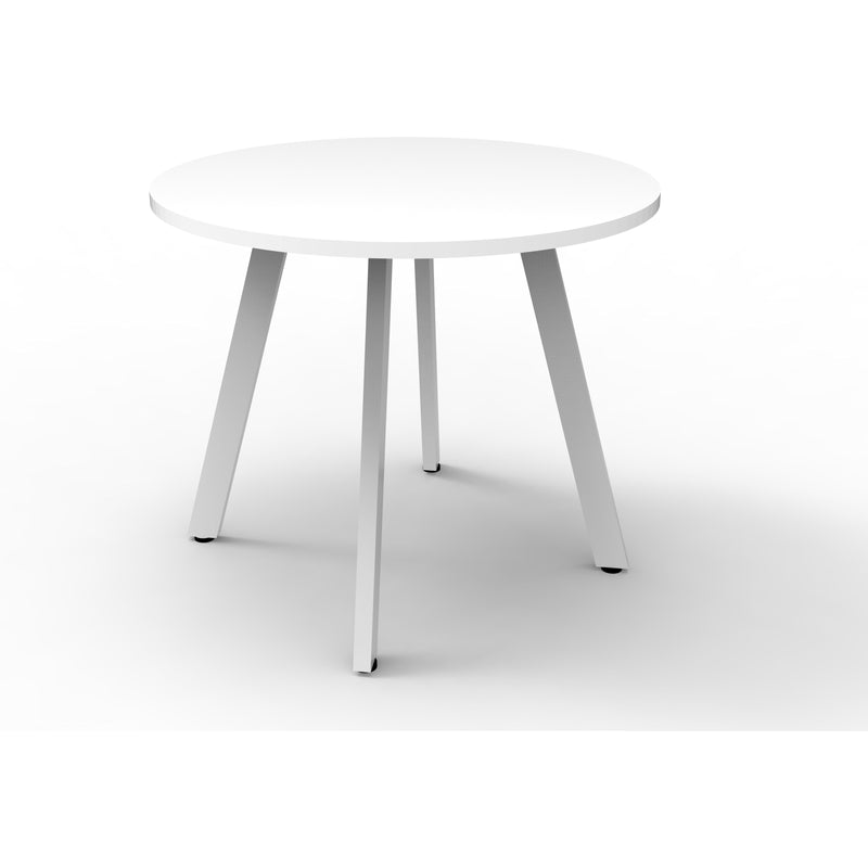 Eternity Round Meeting Table 900mm Diameter - White