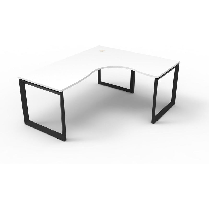 Deluxe Infinity Corner Workstations - Loop Leg