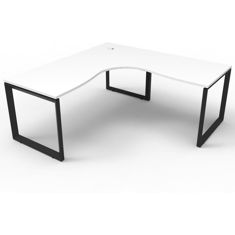 Deluxe Infinity Corner Workstations - Loop Leg