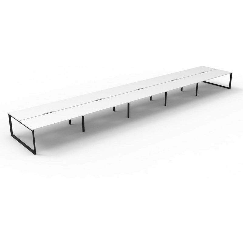 Deluxe Infinity Double Sided Workstations - Loop Leg
