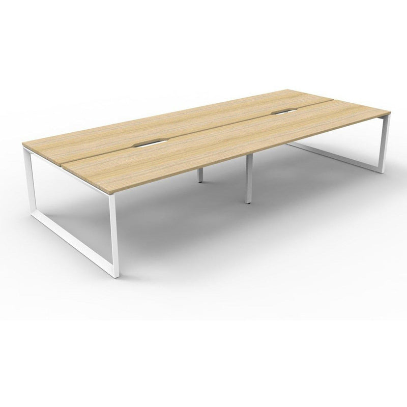 Deluxe Infinity Double Sided Workstations - Loop Leg