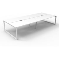 Deluxe Infinity Double Sided Workstations - Loop Leg