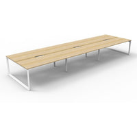 Deluxe Infinity Double Sided Workstations - Loop Leg