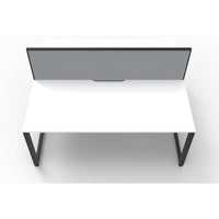 Deluxe Rapid Infinity 2 Person Double Sided Workstation - With Screen