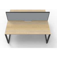 Deluxe Rapid Infinity 2 Person Double Sided Workstation - With Screen