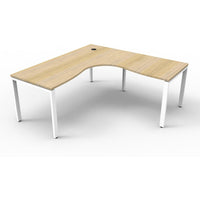 Deluxe Infinity Corner Workstations - Profile Leg