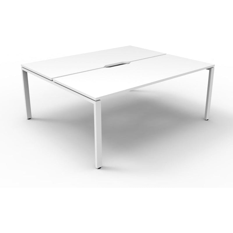 Deluxe Rapid Infinity 2 Person Workstation Double Sided -  No Screen