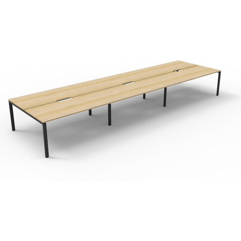 Deluxe Infinity Double Sided Workstations - Profile Leg