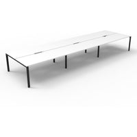 Deluxe Infinity Double Sided Workstations - Profile Leg