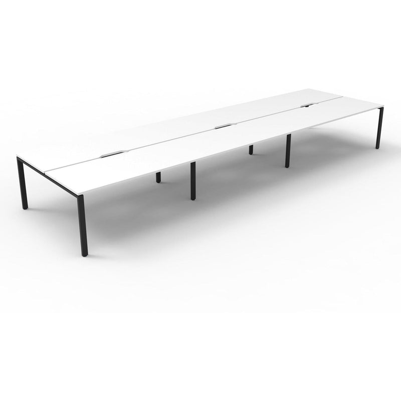 Deluxe Infinity Double Sided Workstations - Profile Leg