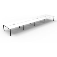 Deluxe Infinity Double Sided Workstations - Profile Leg