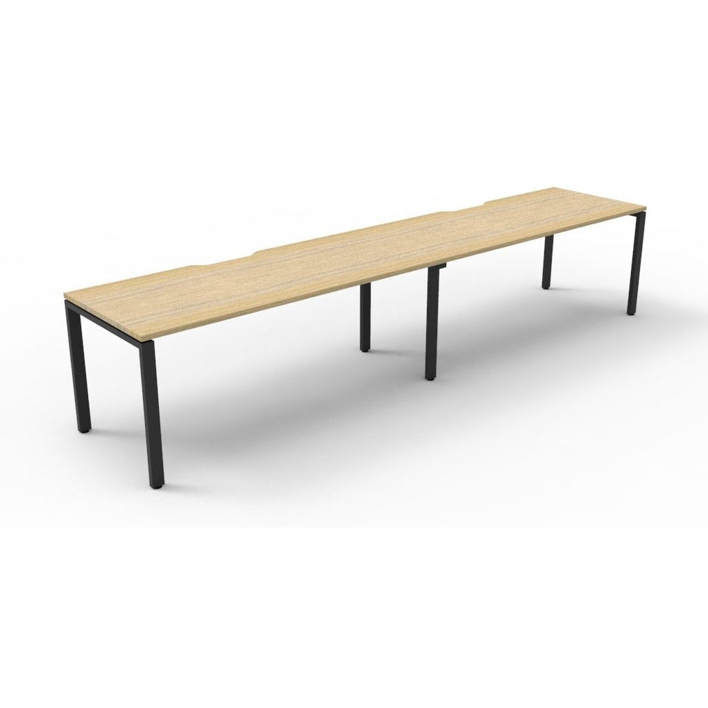 Deluxe Rapid Infinity 2 Person Single Sided Workstation - No Screen