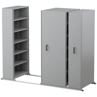 Elite Compactus 4 Bay Mobile Shelving Unit