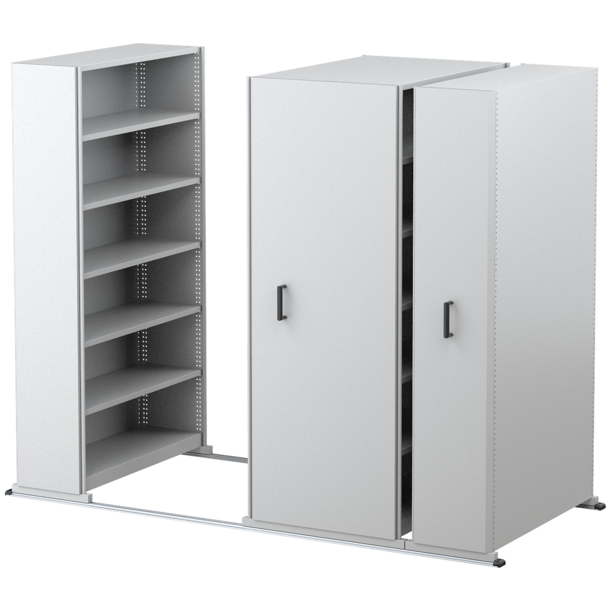 Elite Compactus 4 Bay Mobile Shelving Unit