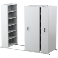 Elite Compactus 4 Bay Mobile Shelving Unit