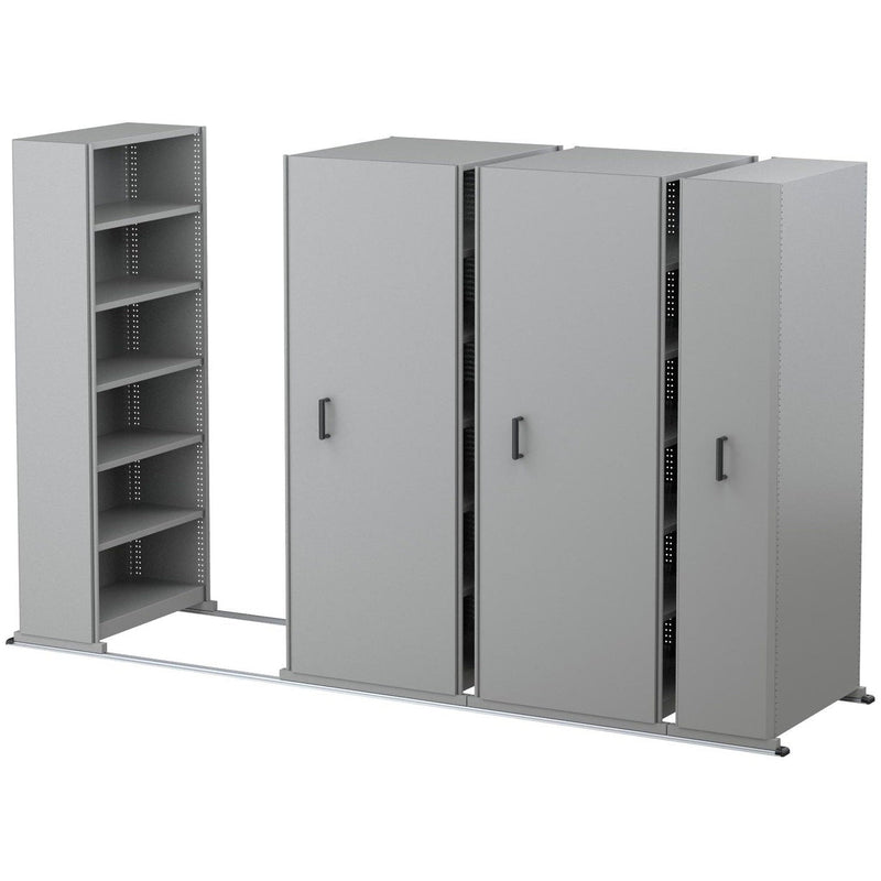 Elite Compactus 6 Bay Mobile Shelving Unit