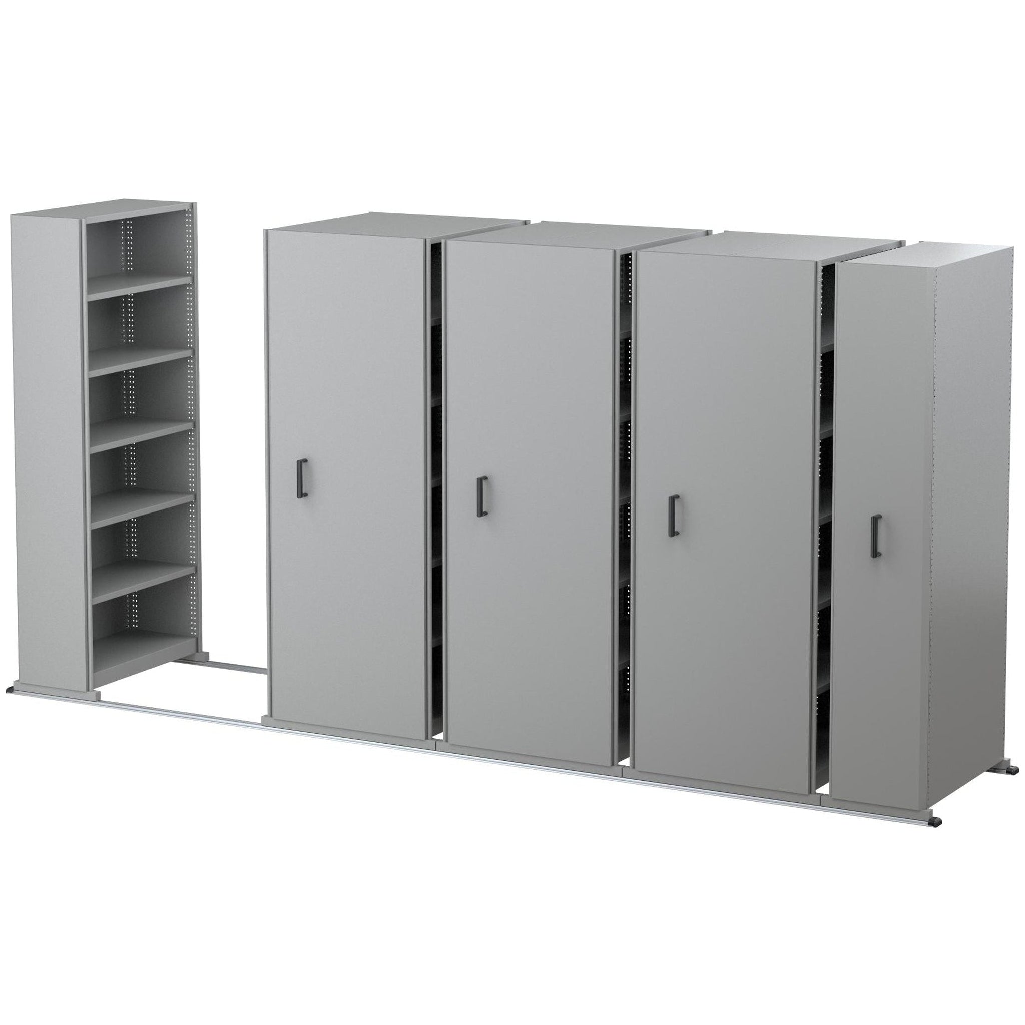 Elite Compactus 8 Bay Mobile Shelving Unit