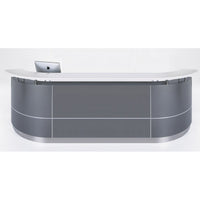 Executive Reception Counter - C Shaped